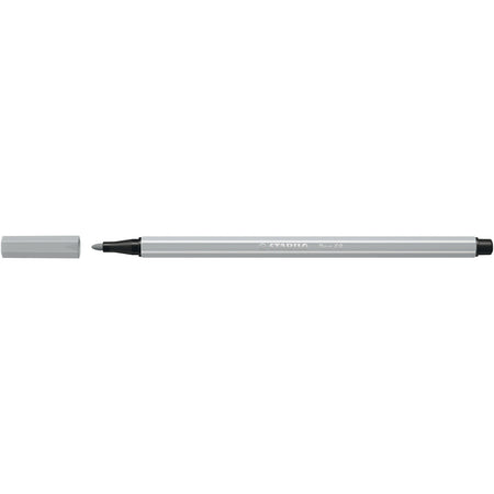 Stabilo - Filzstift Pen 68/94 mittelhellgrau | 10 Stück