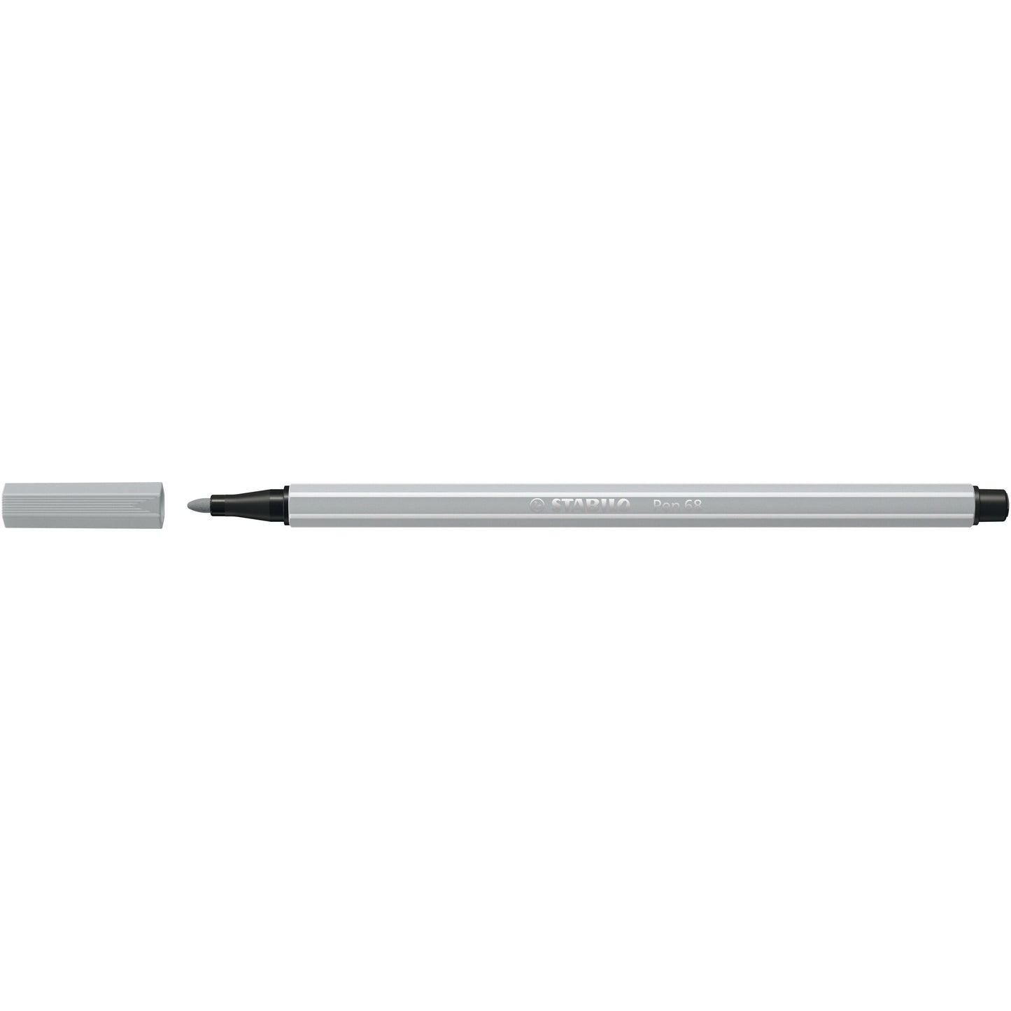 STABILO - Filzstift Pen 68/94 mittelhellgrau