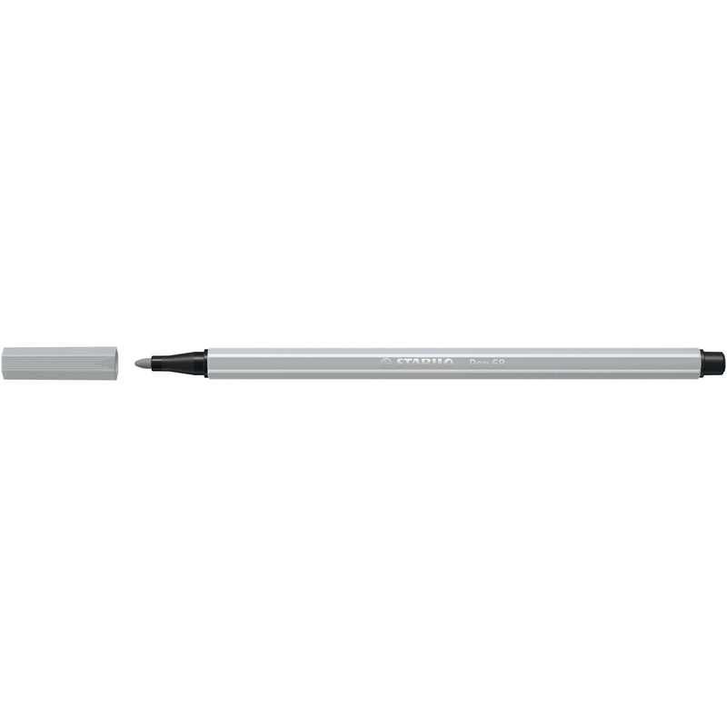 STABILO - Filzstift Pen 68/94 mittelhellgrau