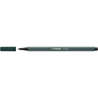 Stabilo - Filzstift Pen 68/63 mittleres Erdgrün