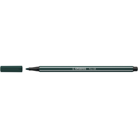 Stabilo - Filzstift Pen 68/63 mittel erdgrün | 10 Stück