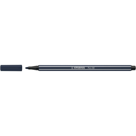Stabilo - Filzstift Pen 68/98 mittel Paynes grau | 10 Stück