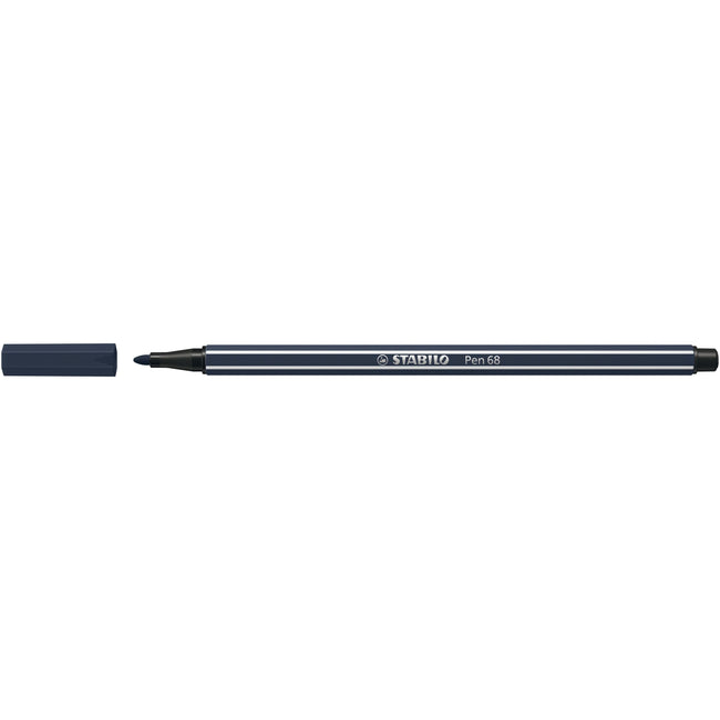 Stabilo - Filzstift Pen 68/98 mittel Paynes grau | 10 Stück