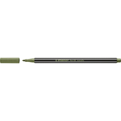 Stabilo - Filzstift Pen 68/843 medium metallic hellgrün