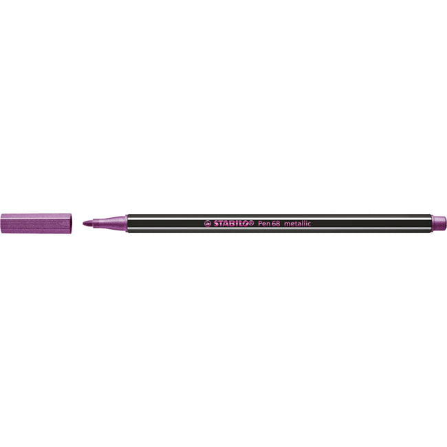 Stabilo - Filzstift 68/856 mittel metallic rosa | 10 Stück
