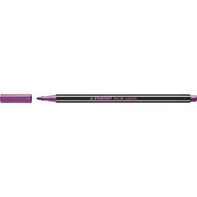 Stabilo - Filzstift 68/856 mittleres Metallic-Rosa