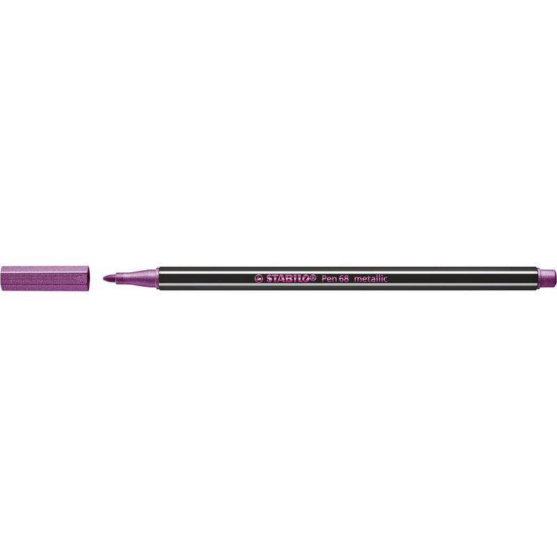 Stabilo - Filzstift 68/856 mittleres Metallic-Rosa
