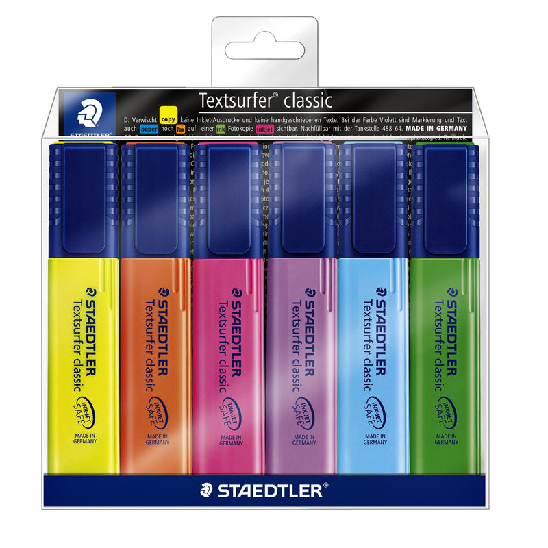 Staedtler - Textmarker 364 Textsurfer sortiert 6 Stück