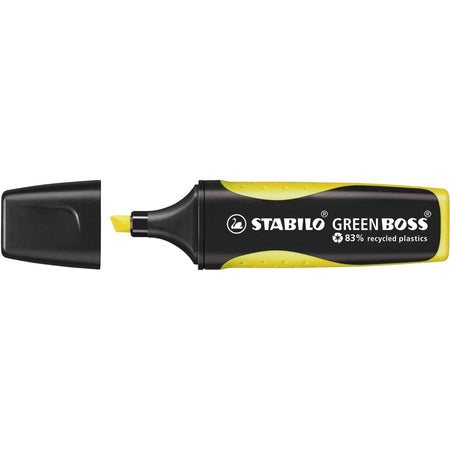 Stabilo - Textmarker GREEN BOSS 6070/24 gelb | 10 Stück