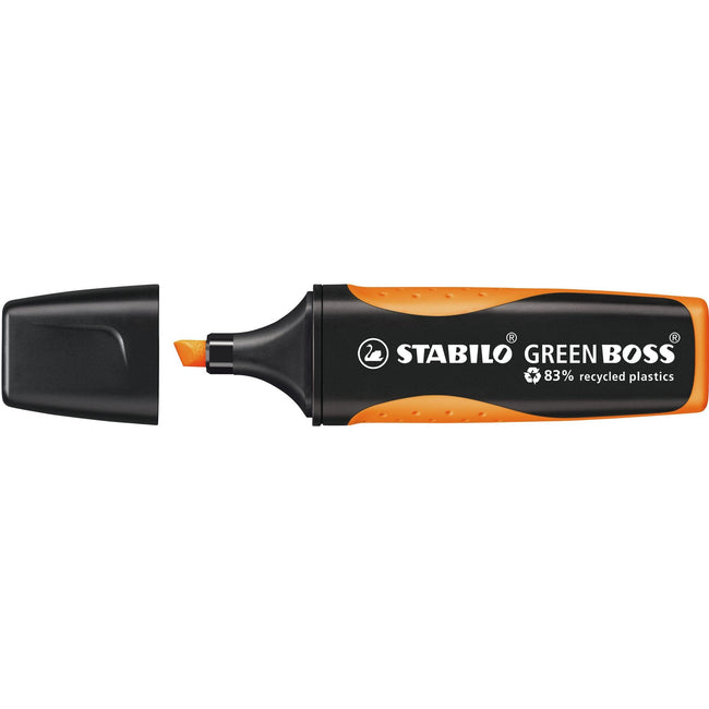 STABILO - Textmarker GREEN BOSS 6070/54 orange | 10 Stück