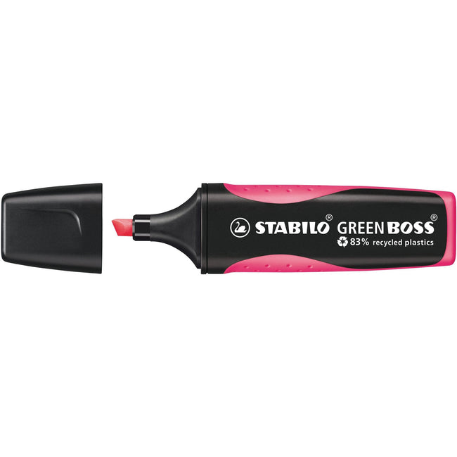 Stabilo - Textmarker GREEN BOSS 6070/56 rosa | 10 Stück