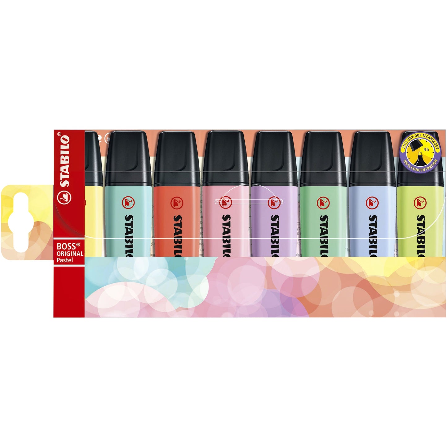 Stabilo - Textmarker BOSS Original 70/8 Pastell, sortiert, Karton mit 8 Stück