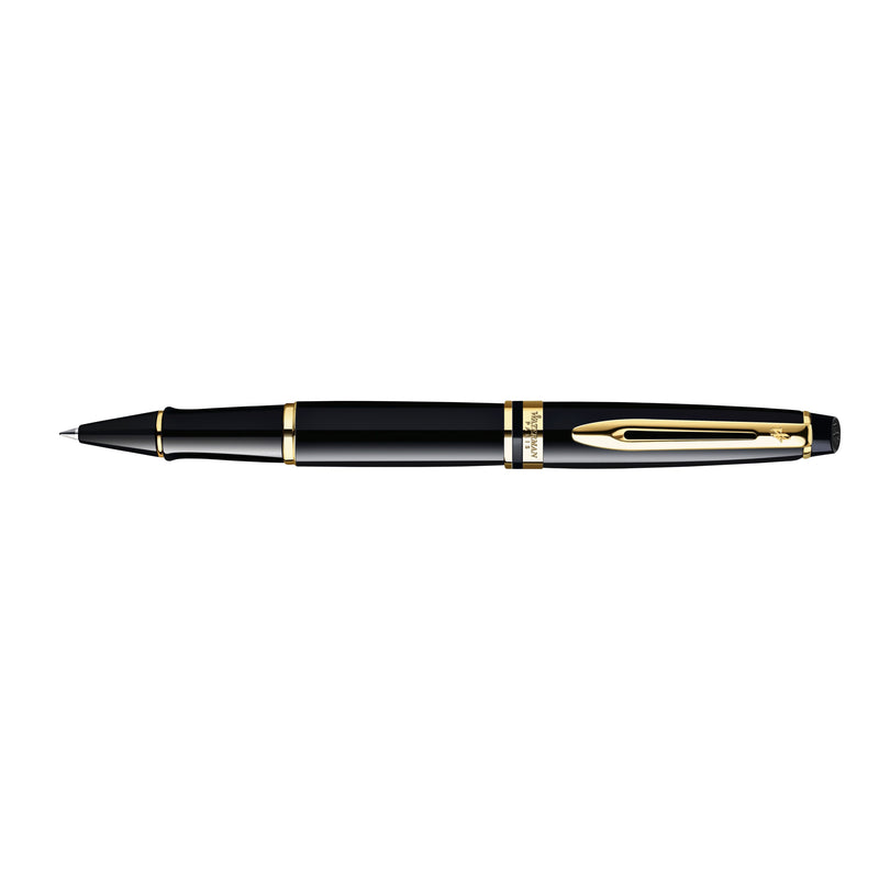 Waterman - Tintenroller Expert schwarz lackiert GT fein