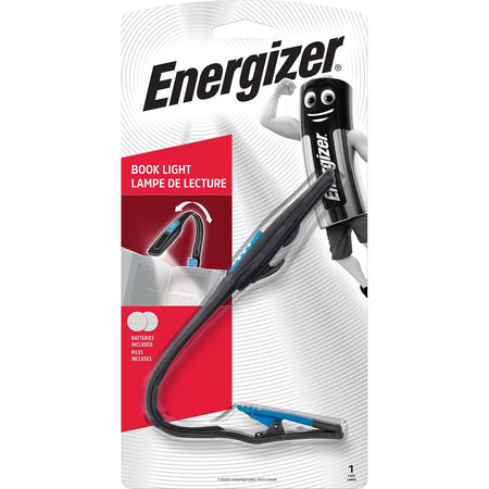 Energizer - Booklite-Leselampe, inklusive 2 CR2032-Batterien, im Blister