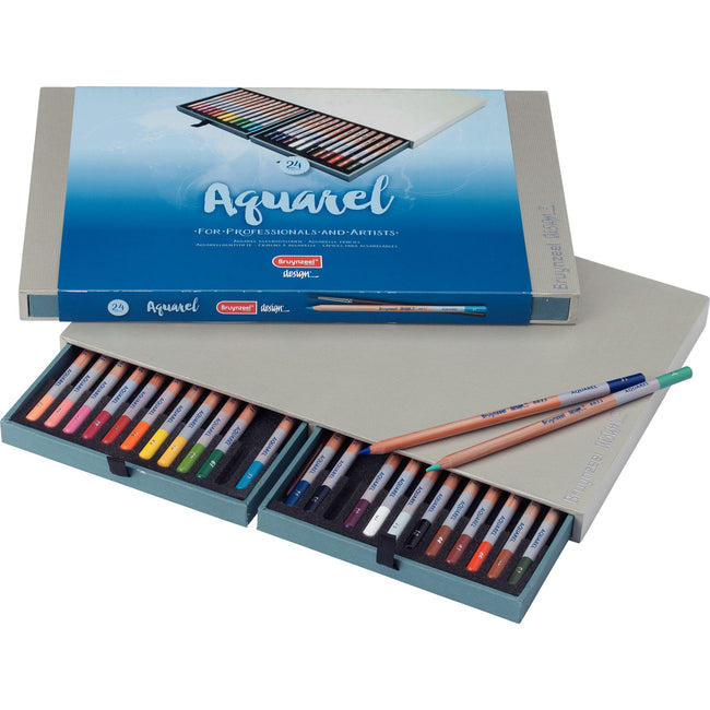 Bruynzeel - Buntstifte 8835 Design Aquarell 24 Stück sortiert | 4 Stück
