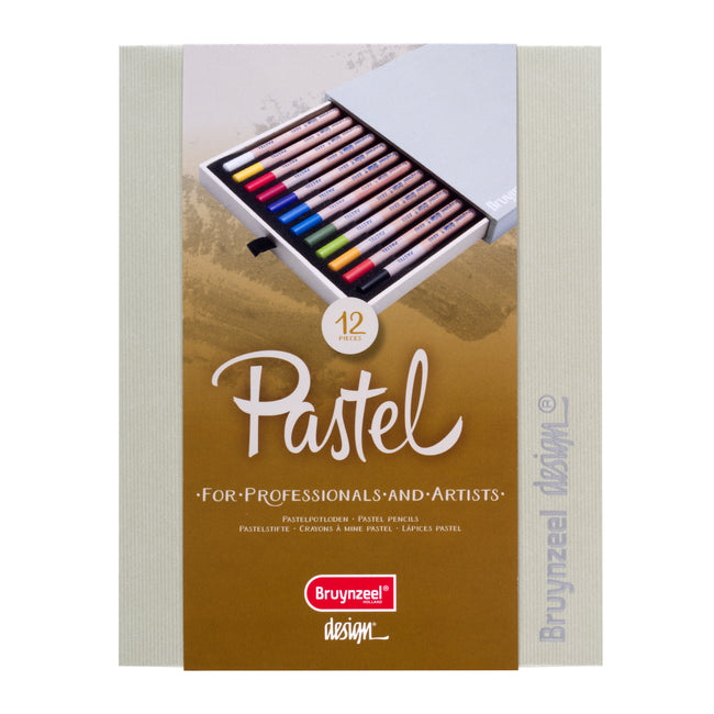 Bruynzeel - Buntstifte 8840 Design Pastell 12 Stück sortiert | 6 Stück