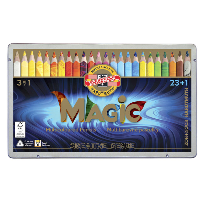 Koh-i-noor - Buntstifte Magic Box 24 Farben