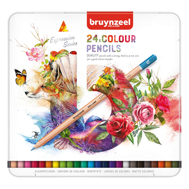Bruynzeel - Buntstifte Sion Color Dose mit 24 Stück