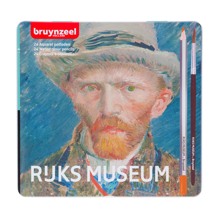 Bruynzeel - Buntstifte Aquarell Van Gogh Dose mit 24 Stück sortiert