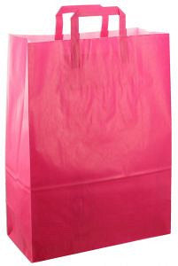 Timmers - Papiertüte 32x15x43cm 50st Fuchsia weg = auf