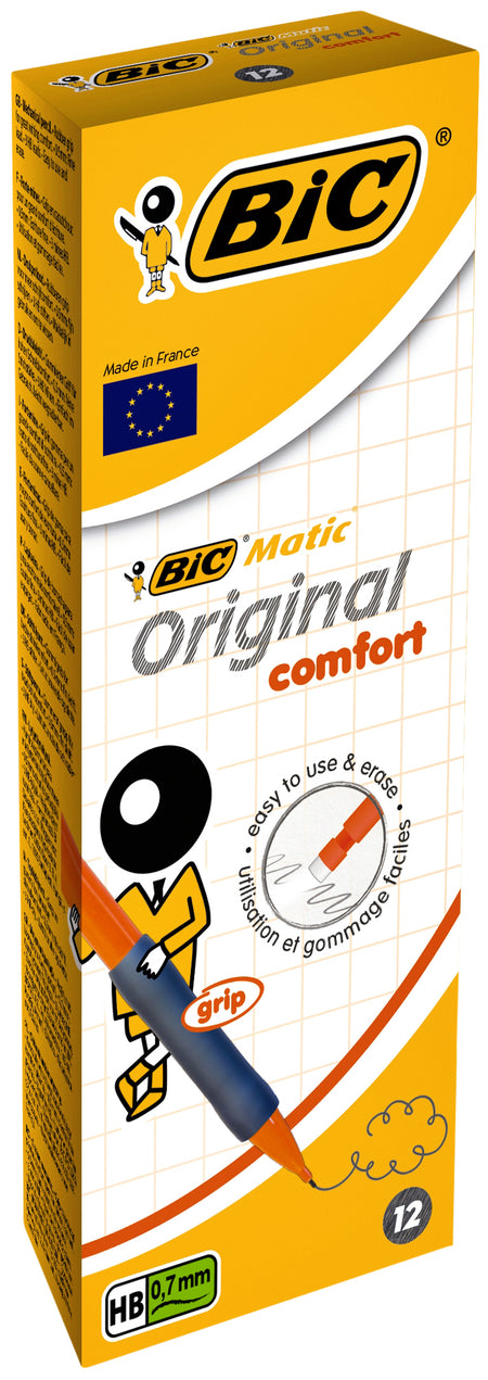 Bic - Druckbleistift Matic Original-Komfortgriff HB 0,7 mm | 12 Stück