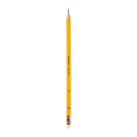 Bruynzeel - Bleistift 1705K Burotek HB mit Radiergummi | 12 Stück