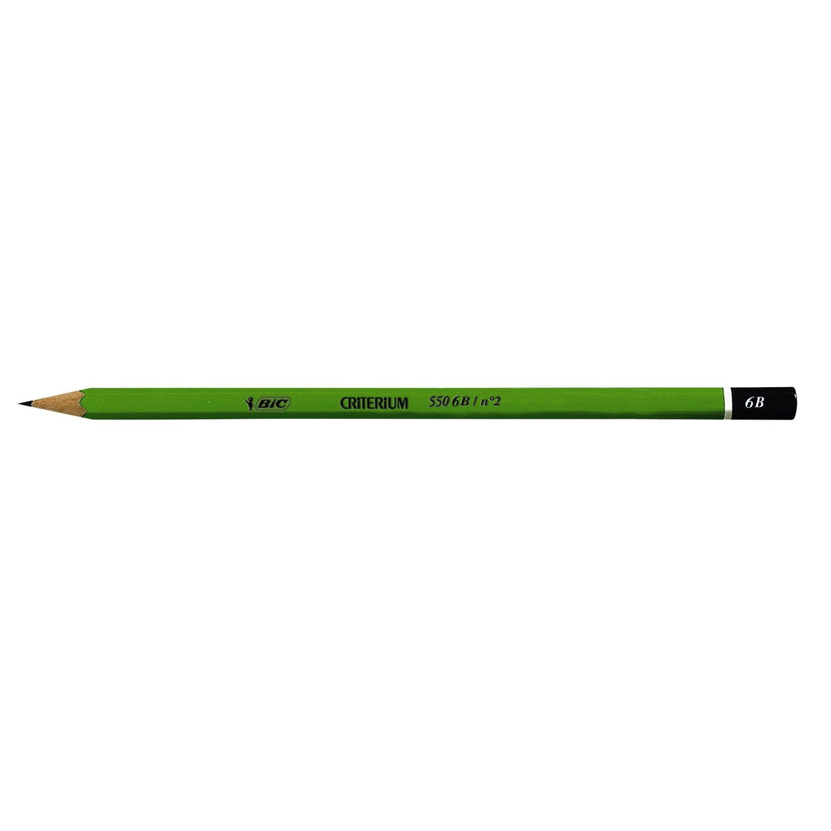 Bic - Bleistift 550 Sechskant 6B | 12 Stück