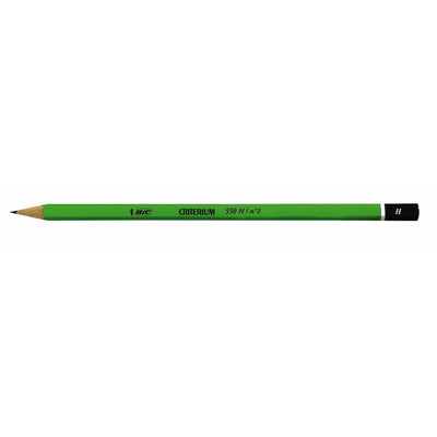BIC - Bleistift 550 Sechskant H | 12 Stück