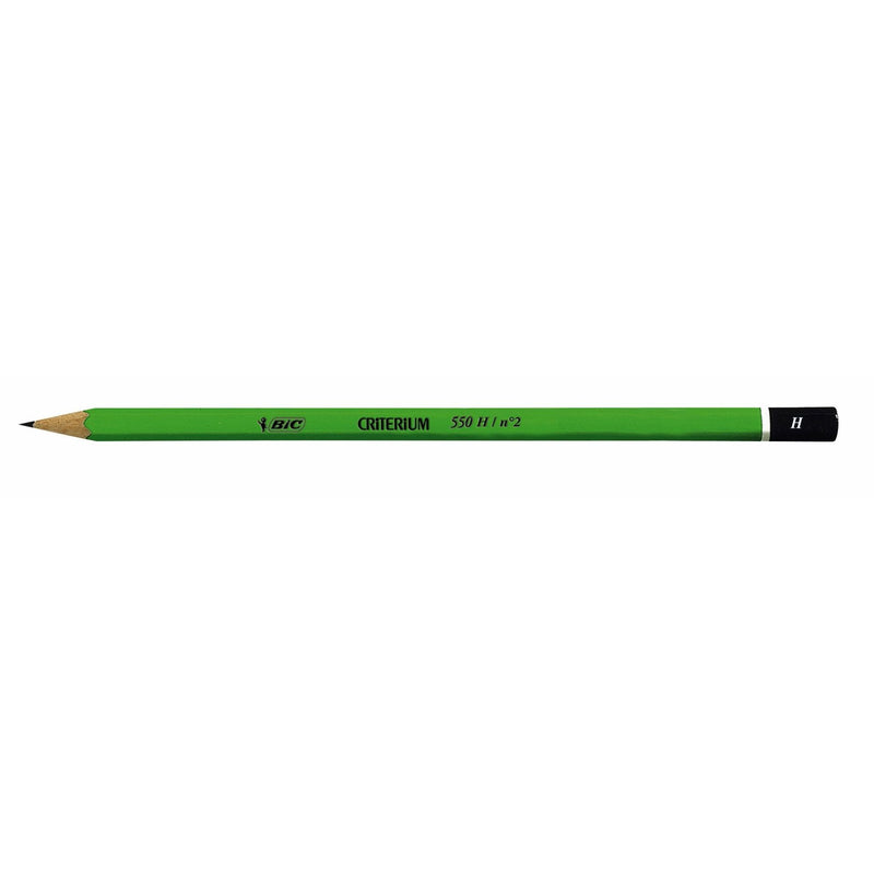 BIC - Bleistift 550 Sechskant H | 12 Stück