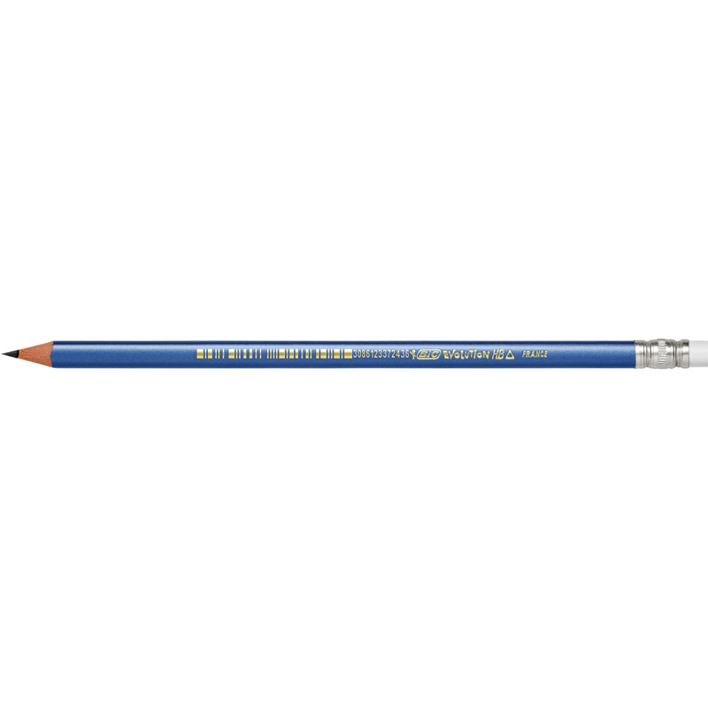 Bic - Bleistift Evolution dreieckig HB mit Radierspitze