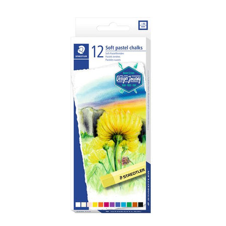 Staedtler - Karat Soft Zählkreide, sortiertes Set mit 12 Stück