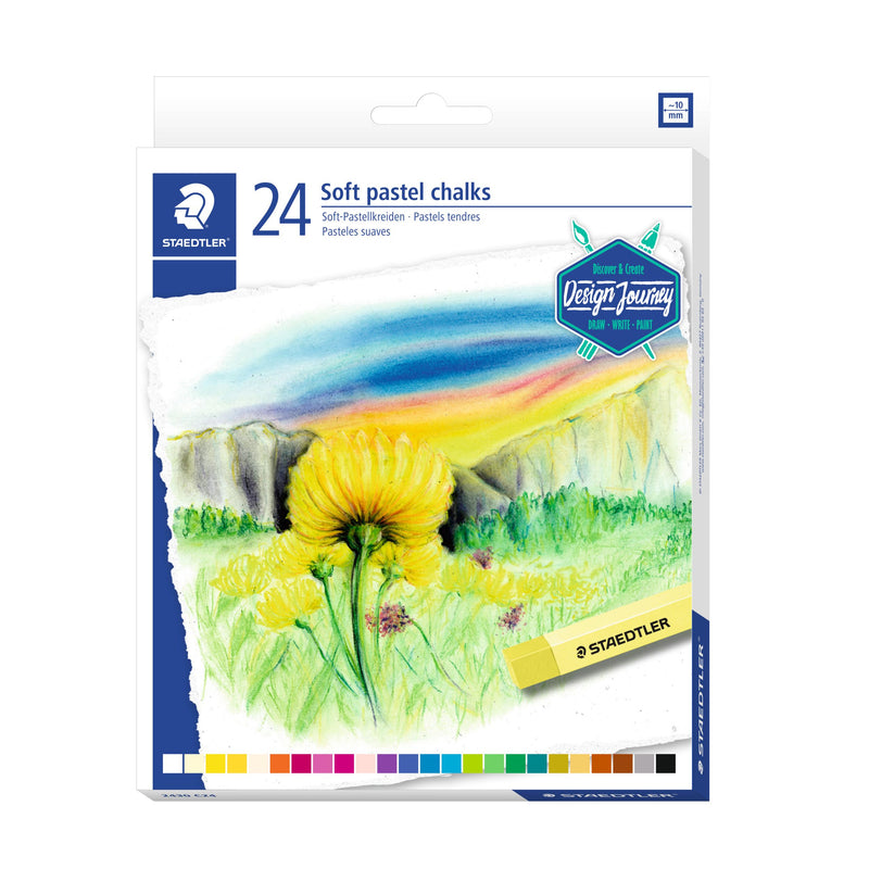 Staedtler - Zählkreide Karat Soft, sortiert, 24-teilig
