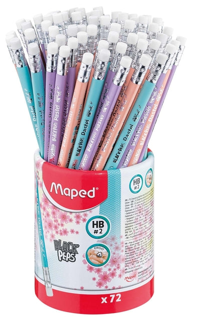 Bleistiftgebildete Blackpeps Display á 72 Pastell