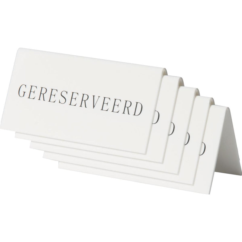Securit - Tischschild 'Reserviert', Packung à 5 Stück