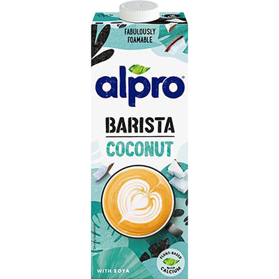Alpro - Barista pflanzliche Kokosmilch, 1 l, 8er Pack
