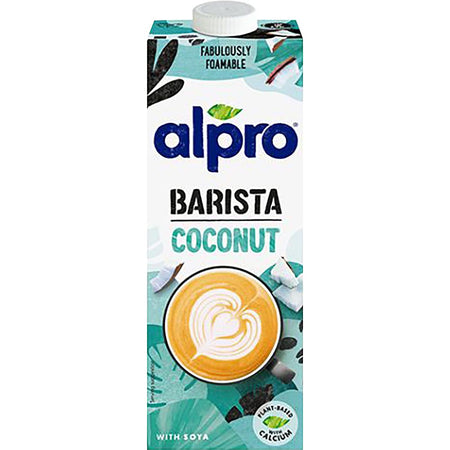Alpro - Barista pflanzliche Kokosmilch, 1 l, 8er Pack