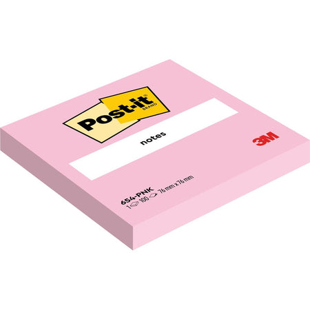 Haftnotizen – Notizzettel, 100 Blatt, 76 x 76 mm, rosa (flamingo pink)