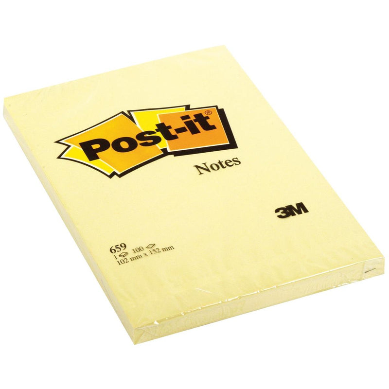Haftnotizen - Notizblock 659 102x152mm gelb