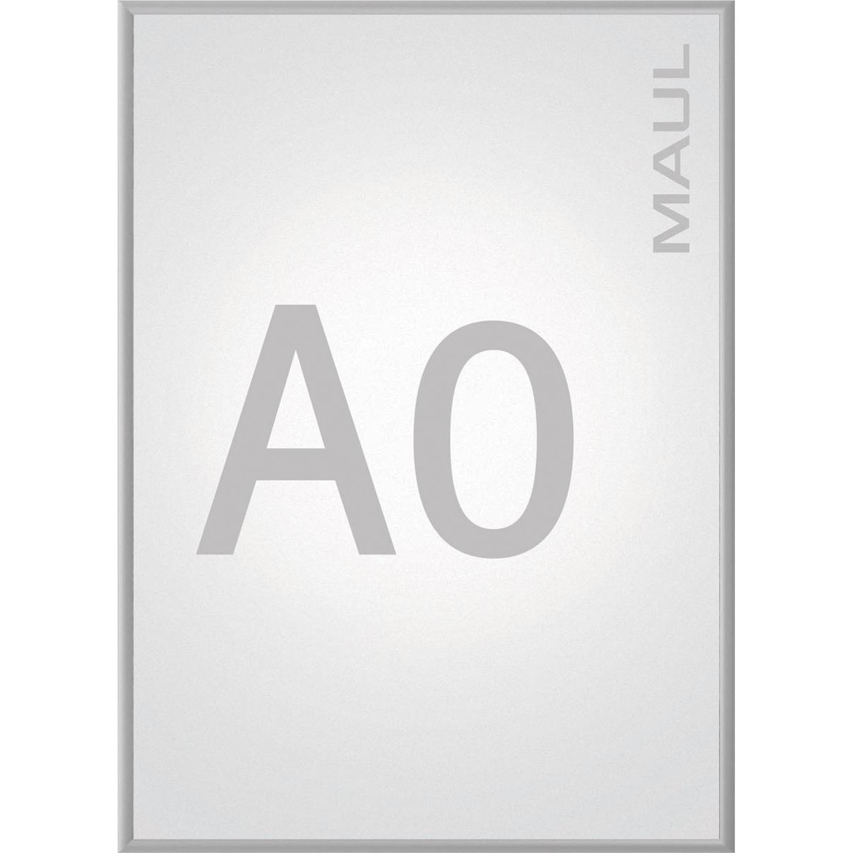 Maul – Standard-Klickrahmen, 25 mm A0-Rahmen, silberner Posterrahmen