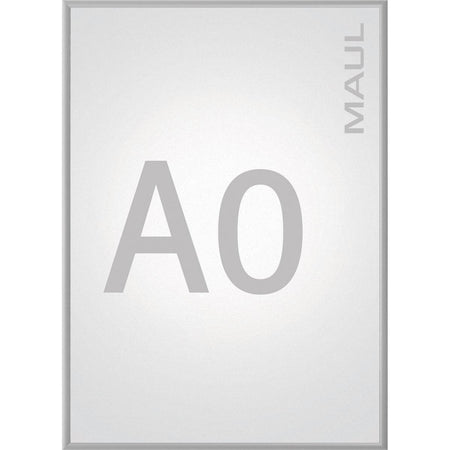 Maul – Standard-Klickrahmen, 25 mm A0-Rahmen, silberner Posterrahmen