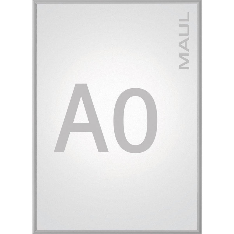 Maul – Standard-Klickrahmen, 25 mm A0-Rahmen, silberner Posterrahmen