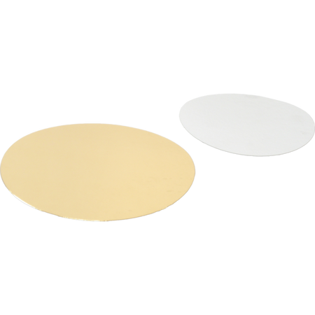 Klika - Rondell | Ø16cm | Karton + PET | Gold/Silber | 250 Stück