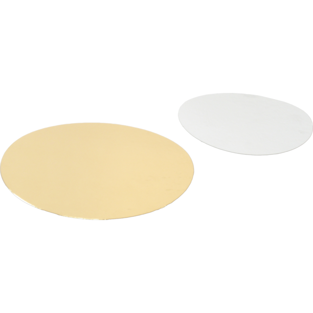 Klika - Rondell | Ø16cm | Karton + PET | Gold/Silber | 250 Stück