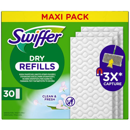 Swiffer - Trockennachfüllung, Packung mit 30 Stück