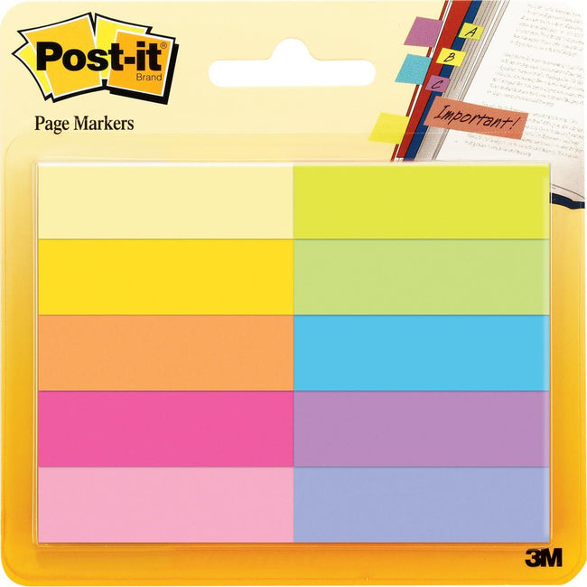 Post-it - Markierungsstreifen 670 12,7x44,4mm sortiert
