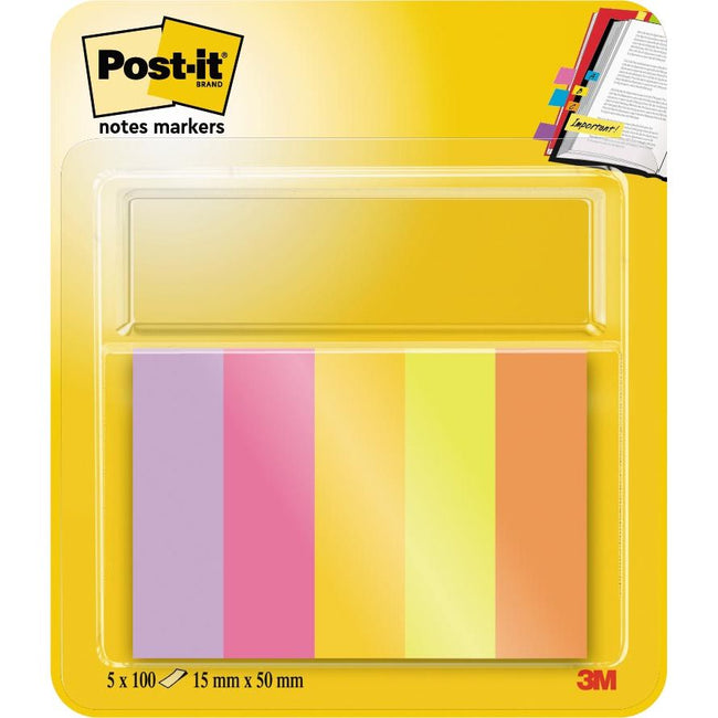 Post-it-Marker – Markierungsstreifen 670-5-TFEN 15x50mm Energetic 5 Stück