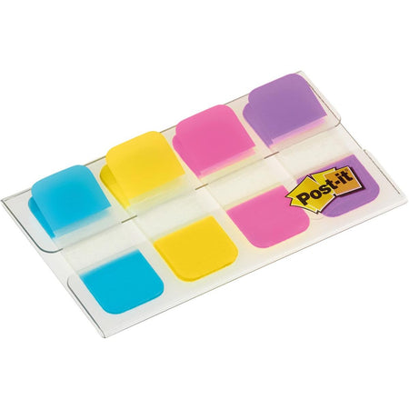 Post-it - Index Strong, ft 15,8 x 38,1 mm, Blister mit 4 Farben, 10 Tabs pro Farbe