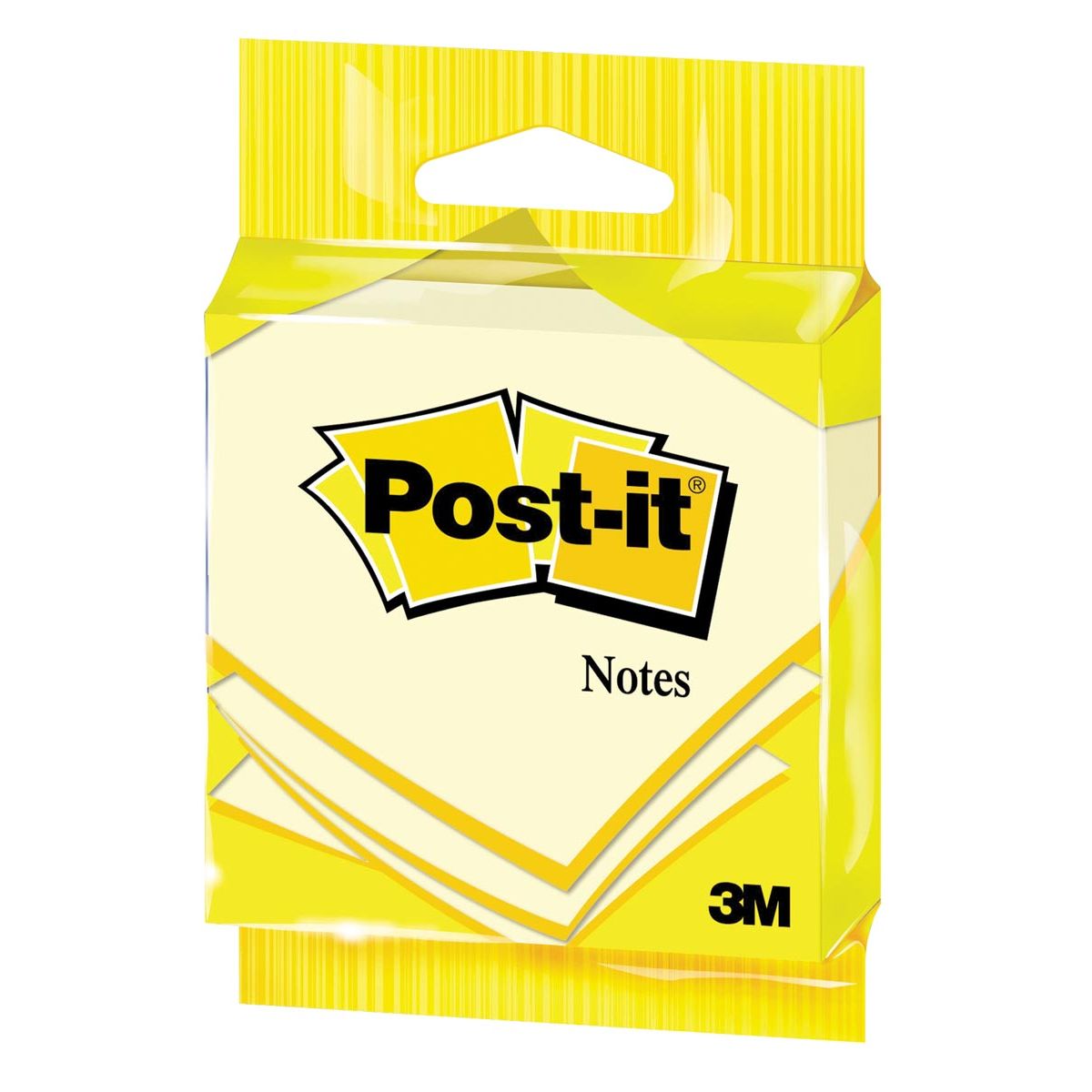 Haftnotizen – Notizzettel, 100 Blatt, 76 x 76 mm, gelb, auf Blister