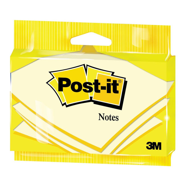 Haftnotizen – Notizzettel, 100 Blatt, 76 x 127 mm, gelb, auf Blister