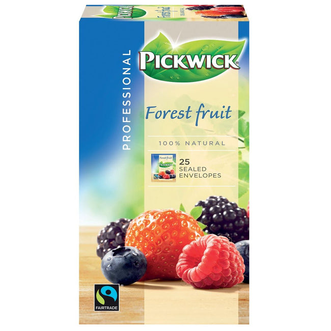 Pickwick - Tee, Waldfrüchte, Fair Trade, Packung mit 25 Beuteln